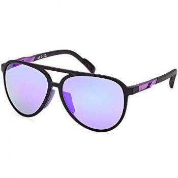 Adidas SP0060 02Z 58 Svarta Solglasögon för Män