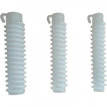 Rizador esponjoso Morgan, 30 rodillos en espiral, varillas flexibles