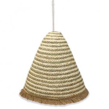 Adorno de Pared Jardín Beige con Pantalla para Lámpara