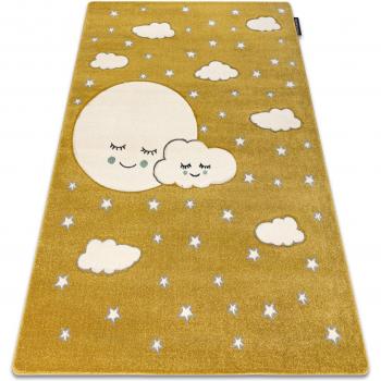 Tapis Cosmos Petit Moon Or & Nuages