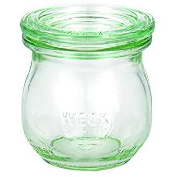 WECK Tulpenglas 75 ml mit Klammer und Gummi, 12 Stück