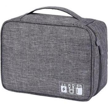 Digital Bag for Travel Accessories with USB Charger