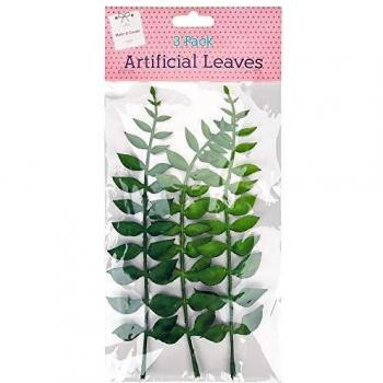 Nature’s Touch 3‑Pack Fake Leaf Bundle