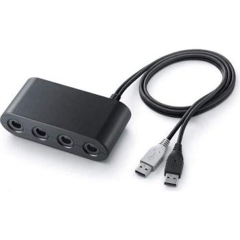 Qumox Adaptateur GameCube 4 Ports pour Wii U et Nintendo Switch