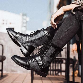 Botas Vaqueras Ejército Media Altura