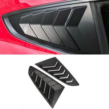 Doble Persiana Negra para Mustang