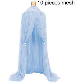 Tienda de campaña con mosquitera para habitación de bebé, 10 capas, colores rosa y blanco