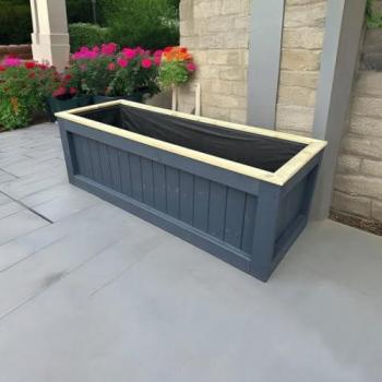 NatureCraft 150x60x60 Premium Painted Garden Planter – Colour Options