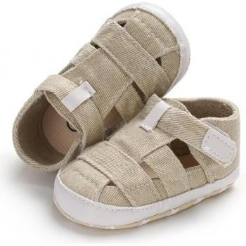 Sandalias suaves para bebés y niñas, ideales para cuna, 0-18 meses