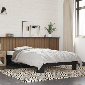 Bettgestell aus Holzwerkstoff und Metall 90x190 cm