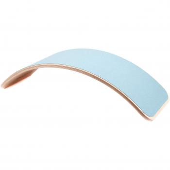Wobbel Balanceboard transparent lackiert Skyblau Balanceboard