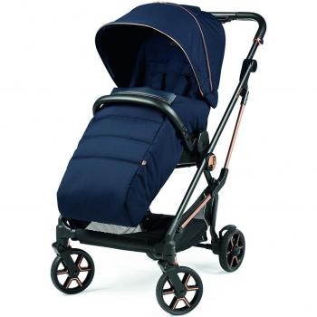 Peg Perego Vivace 3 in 1 Kinderwagen, Lounge, Pagoda, 0-22 kg, Blau glänzend