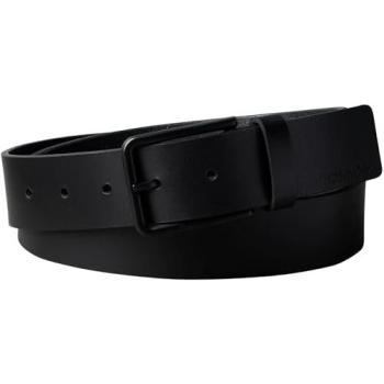 Men's 90cm Black Leather Belt – Calvin Klein LV04D7047G Matte Finish