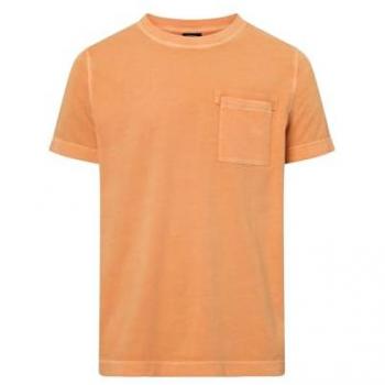 JOOP! Jeans Herren T-Shirt 'Caspar' mit Brusttasche, Größe S, Orange