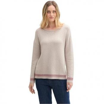 TOM TAILOR Strickpullover Pullover mit Fischgrät