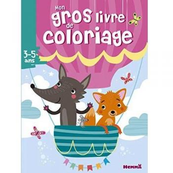 Mon gros livre de coloriage (Renard et loup)