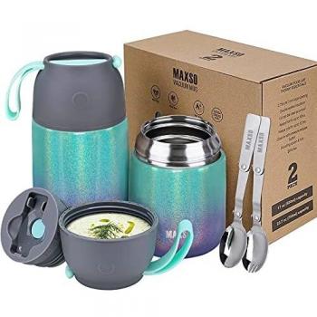 ThermoEssen-Set 500 ml + 700 ml – Edelstahlbottles für Suppe und Brei