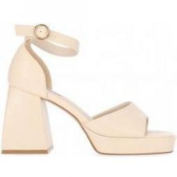 Chika10 Sandalias de Piel Vegana con Tacón Alto
