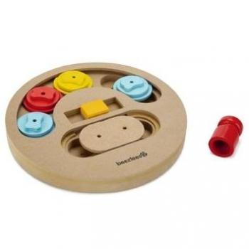 Beeztees BZ Holz-Braingame Sambo Hund 2 – interaktives Hundespielzeug