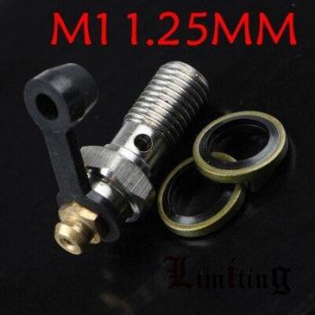 1.0MM/1.25MM Drain Screw for Brake Caliper and Tubing Hose