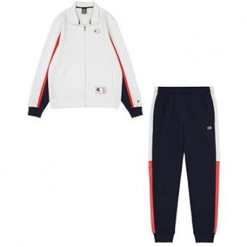 Chándal Champion Legacy Retro Sport Powerblend Fleece blanco para hombre