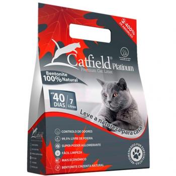 Areia para gato CATFIELD Platinum 7L
