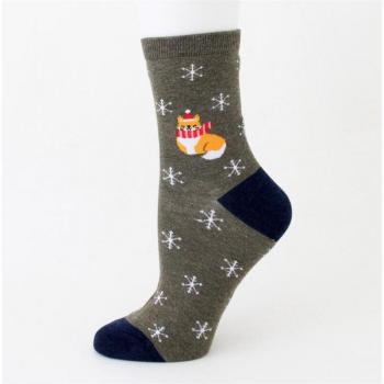 Warm Cartoon Animal Socks for Women