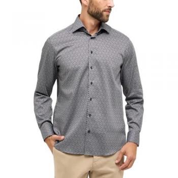 Eterna Langarmhemd COMFORT FIT anthrazit Herren Größe 43