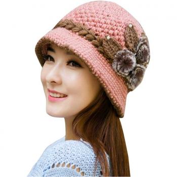 Solid Color Knit Hat for Women