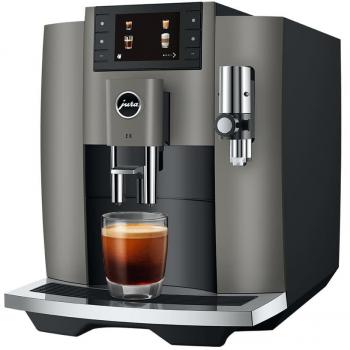Machine à Café Super Automatique Jura E8 Inox Foncé (EC)