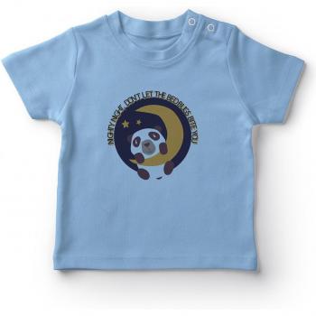 Angemiel Aya T‑shirt enfant, design panda, bleu