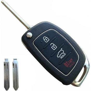 Folding Remote Key Case for HYUNDAI Mistra Santa Fe Sonata Tucson Accent I30 I40 I45