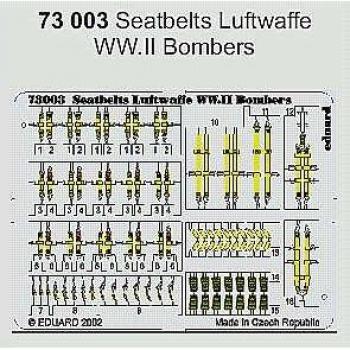 Eduard Cinture di Sicurezza per aerei Bombardieri WW.II