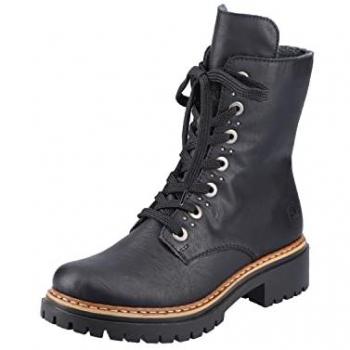 Rieker Damen Schnürstiefelette mit robustem Profil 42