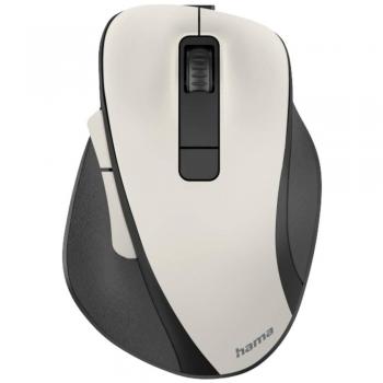 Hama MW-500 Recharge mouse ergonomico ottico senza fili 6 tasti 1600 DPI per destro