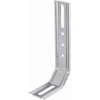 Équerre réglable à deux angles de 45°, emboutie, trou oblong (Set 25 pièces)