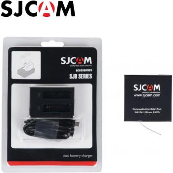 SJCAM SJ8000 Dual Charger and Battery Set for SJ8 Pro / SJ8 Plus / SJ8 Air