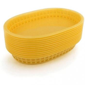 Large Black Serving Dishes for Fast Food