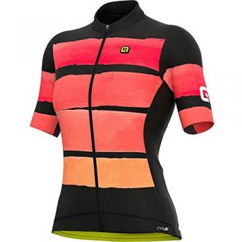 Maillot Alé PRS Track femme M orange rosé noir