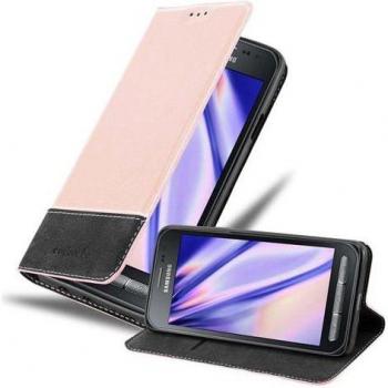 Cadorabo Cover Libro X Wallet per Galaxy Xcover 3 in Rosa