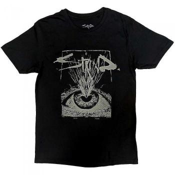 T-Shirt Unisex Staind Negro Ojos Abiertos M