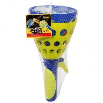 Idena Fangballspiel Set mit 2 Fangkörben und 3 Bällen