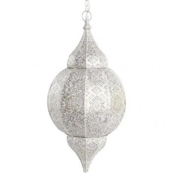 Lámpara de techo DKD Home Decor en Blanco Dorado – 50W, 30x30x65 cm