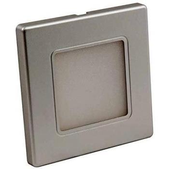 Silberne LED Wandeinbauleuchte LWE-86S 180 lm