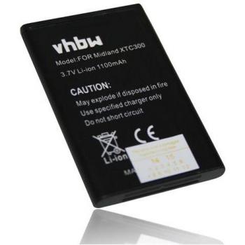 Vhbw Batterie 1100mAh pour appareils photo Ordro et SVP Usance