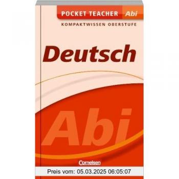 Peter Kohrs Pocket Teacher Abi Sekundarstufe Ii Deutsch