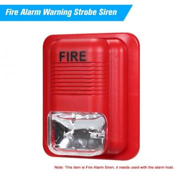 Home Office Fire Alarm Strobe Siren