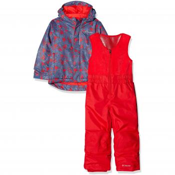 Columbia Schneeanzug für Kinder, BUGA, Nylon, Blau (Dark Mountain Arrow Print), Gr. M