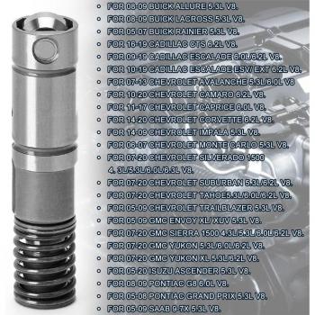 Elevadores de válvula de motor compatibles con Cadillac 6.0L 6.2L V8