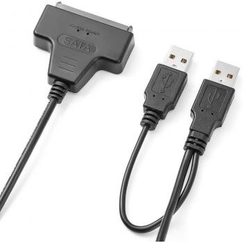 USB 3.0/2.0 naar SATA Adapter Kabel voor 2,5/3,5 HDD met Externe Voeding